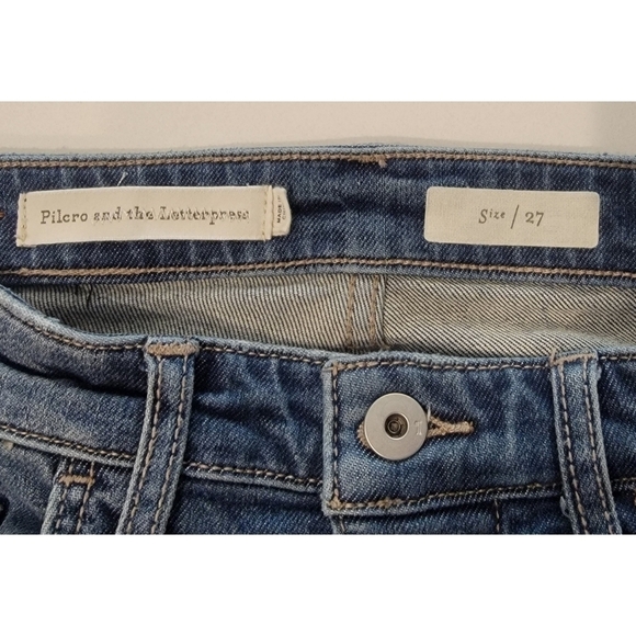 Anthropologie Pilcro and the Letterpres High-rise Sequin Flare Jeans size 27 - Picture 10 of 12